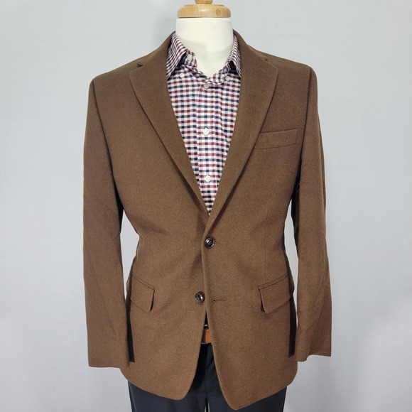 Michael Kors Men's‎ Flannel Sport Coat Blazer KIP Two Button Vicuna 38R NEW